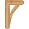 Ekena Millwork Thorton Craftsman Rough Sawn Bracket, Western Red Cedar, 6"W x 24"D x 36"H BKT06X24X36THR04RWR - alternate 3
